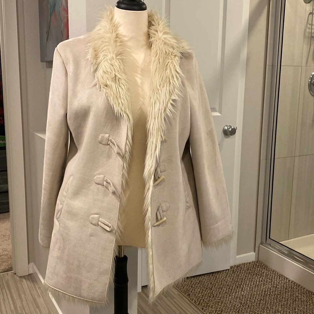 Faux fur jacket